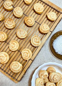 Coconut pinwheels - karachi biscuit